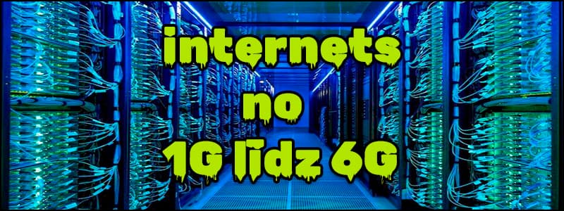 Internets - no 1G līdz 6G