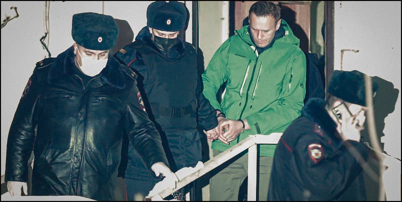 Kārtējo reizi arestē A. Nanaļņiju