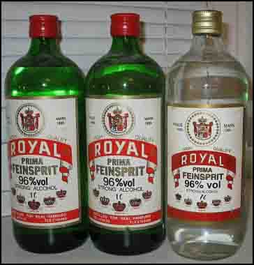 ROYAL - spirts, trīs pudeles