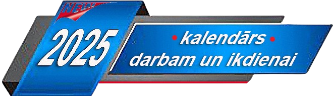 Kalendārs darbam un ikdienai 2025